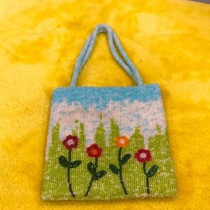 Cute beaded small handbag.